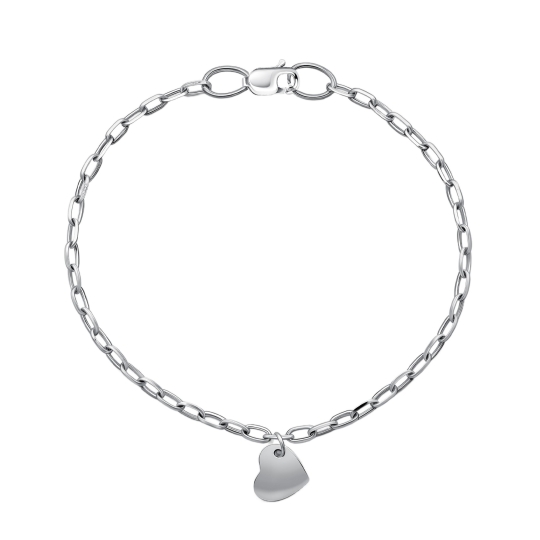 Браслет из серебра двурядный