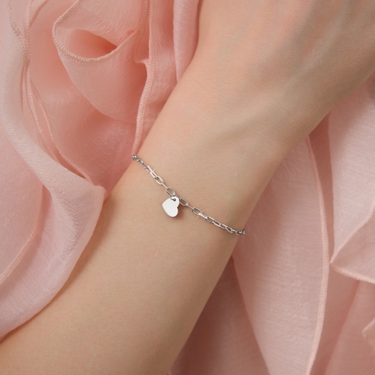 Браслет-бабочка из серебра