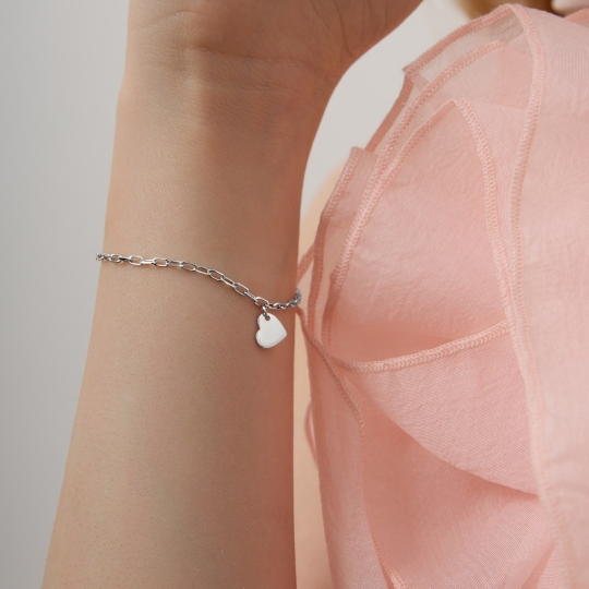 Браслет-бабочка из серебра