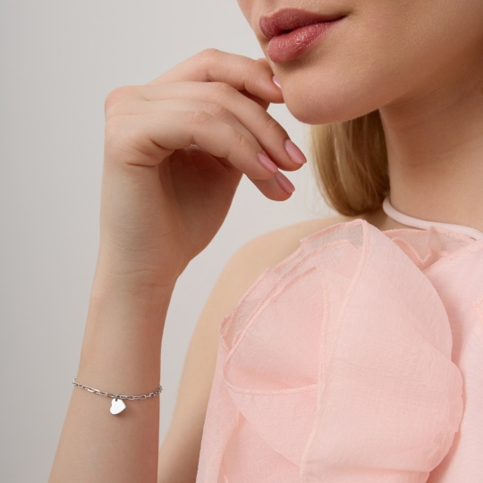 Браслет-бабочка из серебра