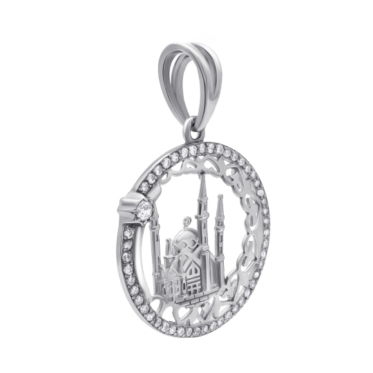 Подвеска из серебра с перламутром