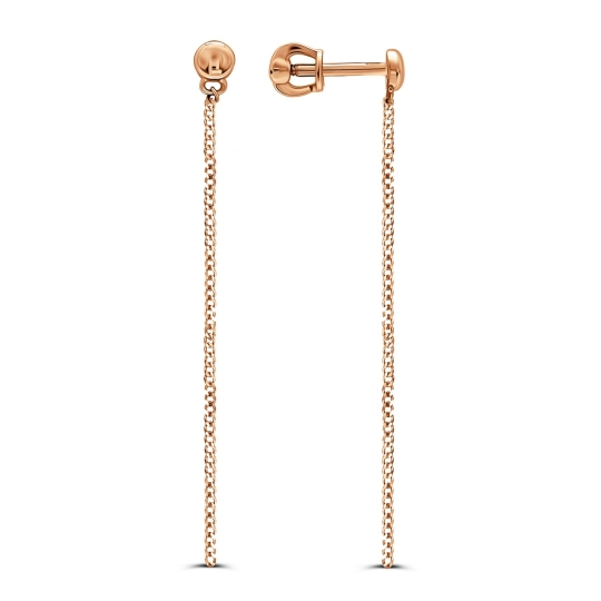 Серьги из золота с бриллиантами 