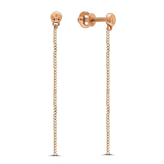 Серьги из золота с бриллиантами 