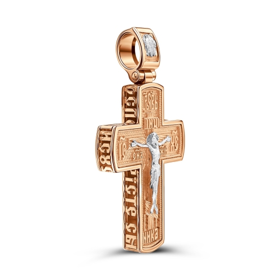 Подвеска-крест из золота 