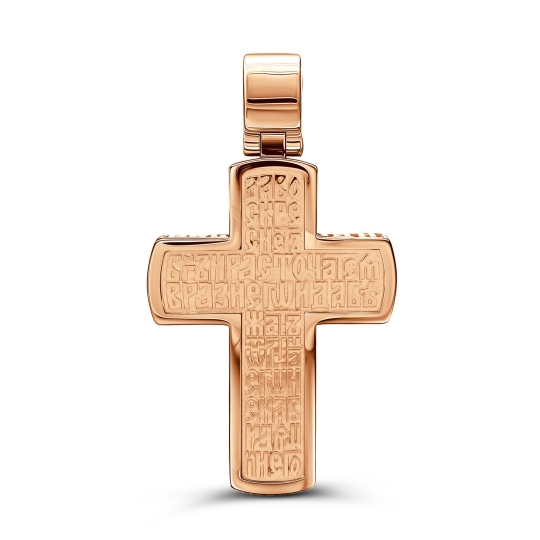 Подвеска-крест из золота 