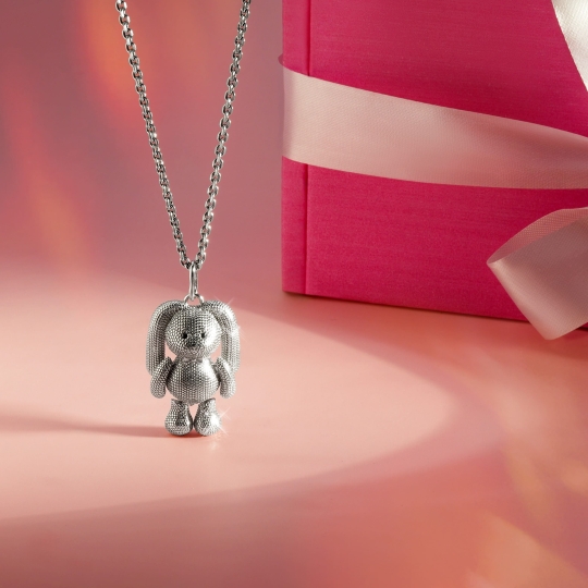 Подвеска парная из серебра