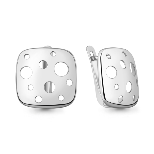 Серьга-кафф из серебра