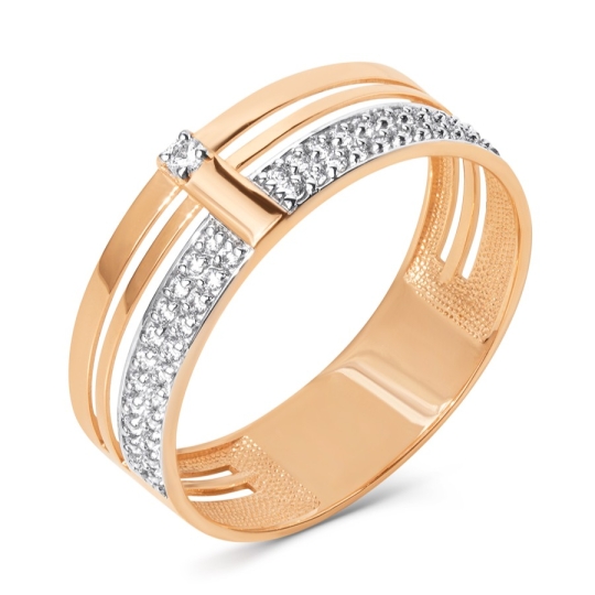 Кольцо из золота с бриллиантами 