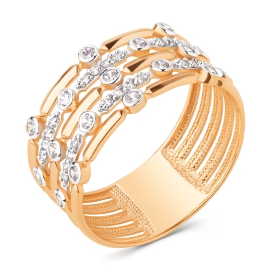 Кольцо из золота с ониксом