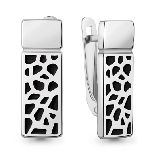 Кольцо из серебра с эмалью