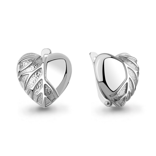 Серьги из серебра с перламутром