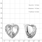 Серьги из серебра