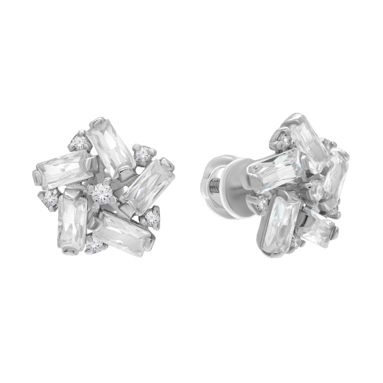 Серьги из серебра с перламутром