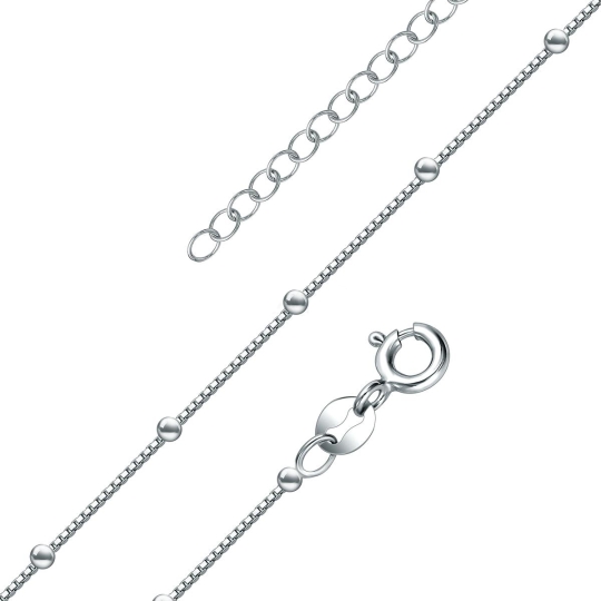 Браслет из серебра с фианитами