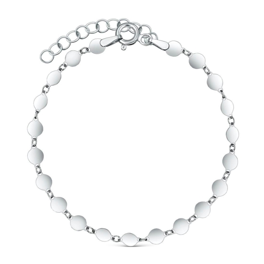 Браслет из серебра плетения "Якорное"