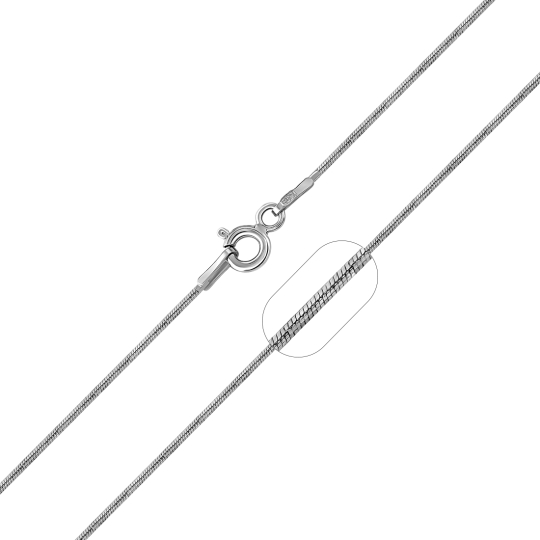 Цепь из серебра плетения "Бисмарк" 