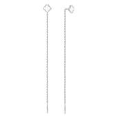 Серьги из серебра с эмалью