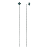 Серьги из серебра с эмалью