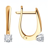 Серьги из золота с бриллиантами