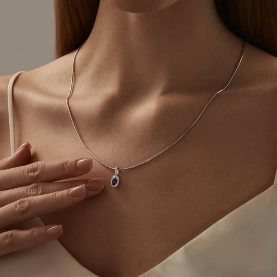 Подвеска из золота с фианитами