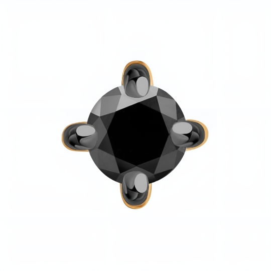 Серьги из лимонного золота с бриллиантами