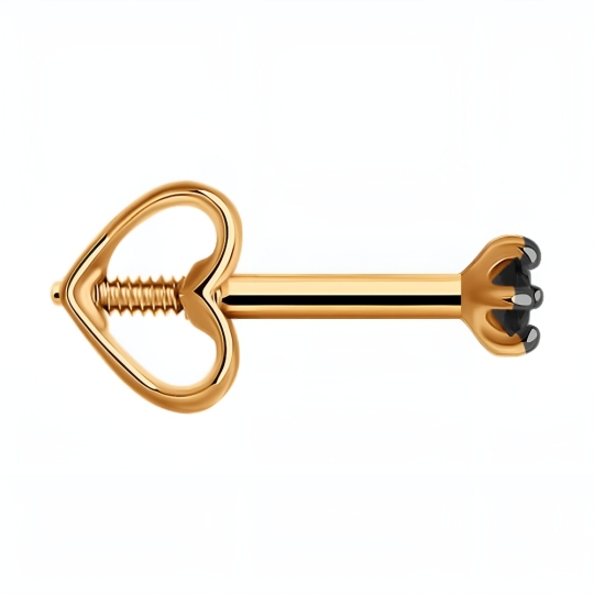 Серьги из лимонного золота с бриллиантами