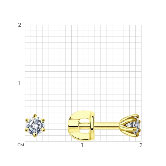 Серьги из золота с ониксами