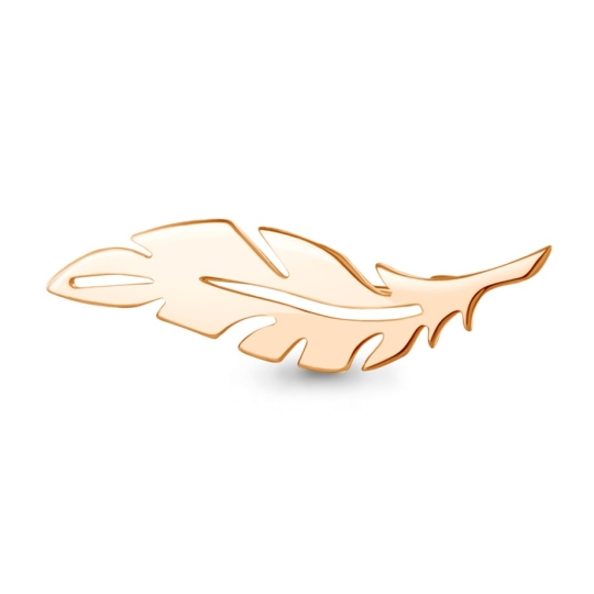 Брошь из серебра с фианитами