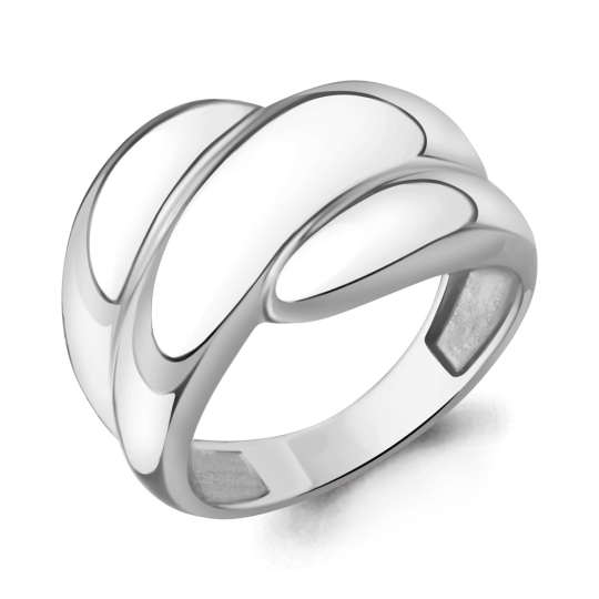 Кольцо из серебра с фианитами