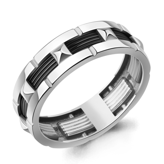 Кольцо из серебра с перламутром