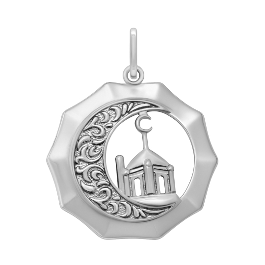 Подвеска из серебра с ювелирным кристаллом