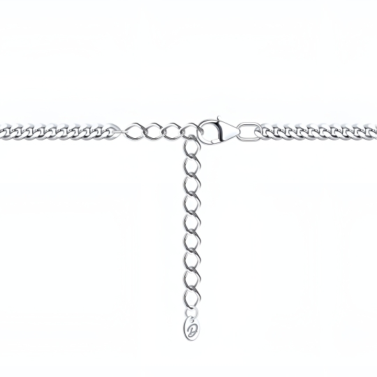 Колье из серебра с фианитами