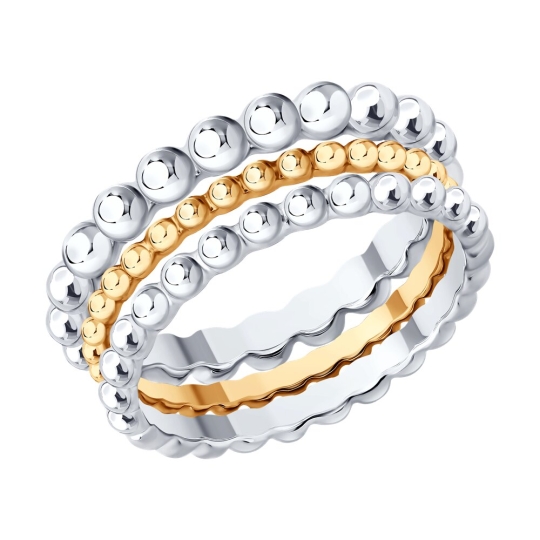 Обручальное кольцо из серебра