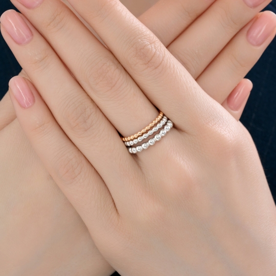 Обручальное кольцо из серебра