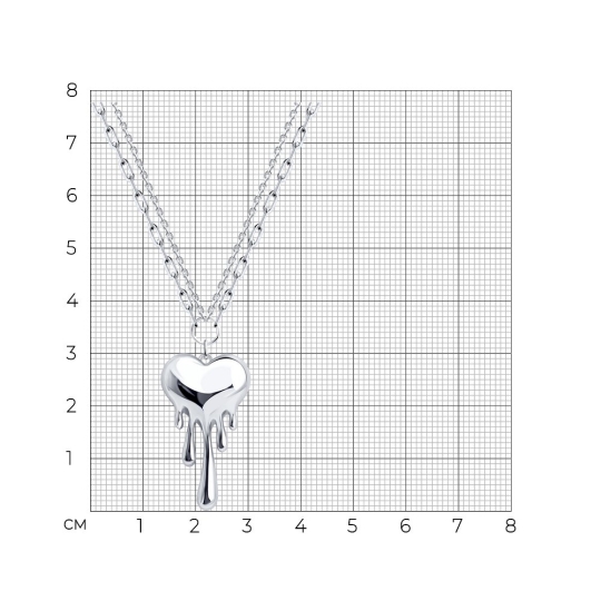 Колье из серебра