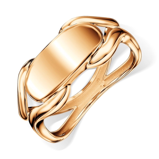 Кольцо из золота с фианитами