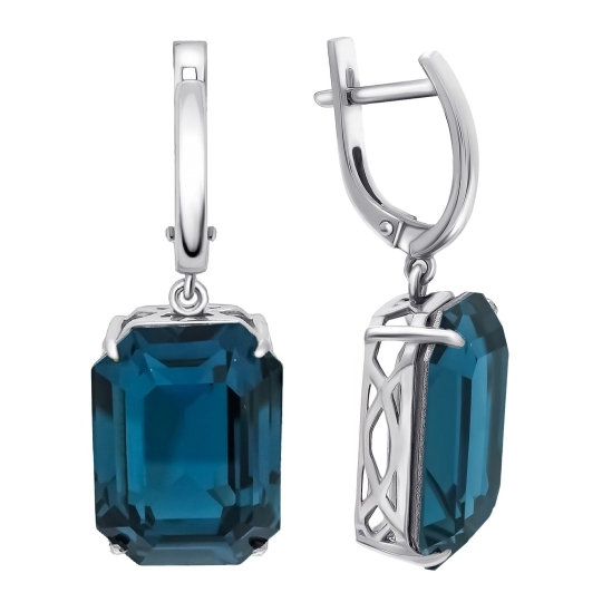 Подвеска из серебра с ювелирным кристаллом