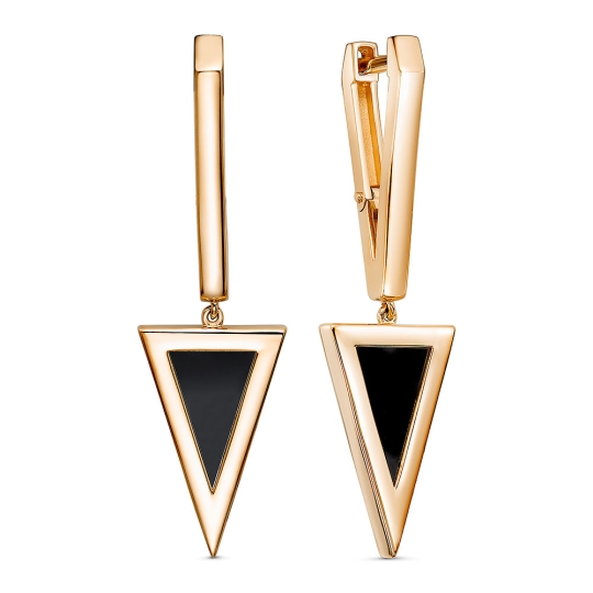 Кольцо-печатка из золота с фианитом