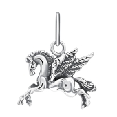 Подвеска из серебра с чернением