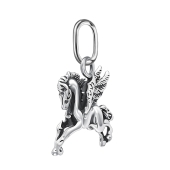 Подвеска из серебра с чернением