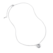 Колье из серебра с бриллиантом