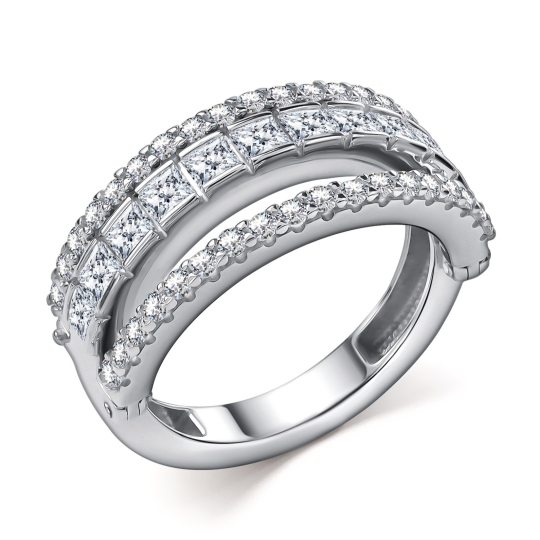 Кольцо из серебра с жемчугом