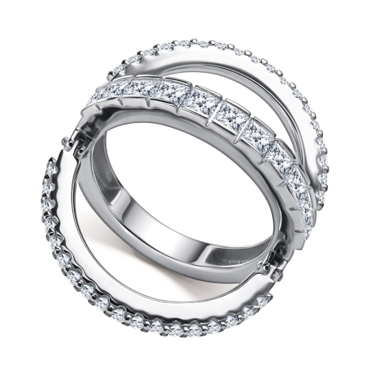 Кольцо из серебра с жемчугом