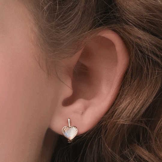 Серьги из золота с топазами Swiss