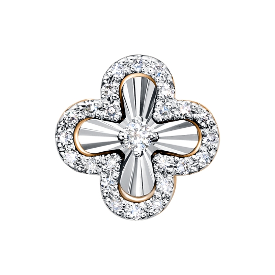 Подвеска из золота "Пяточки"