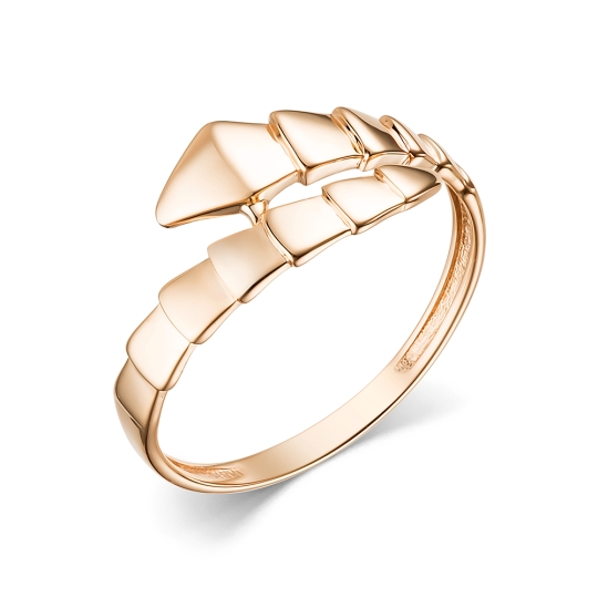 Кольцо из золота с бриллиантом и сапфиром