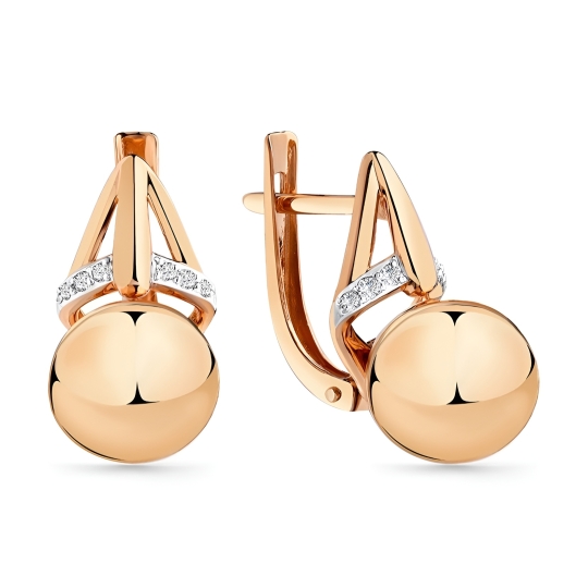 Серьги из золота с бриллиантами