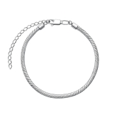 Браслет из серебра для подвесок-шарм