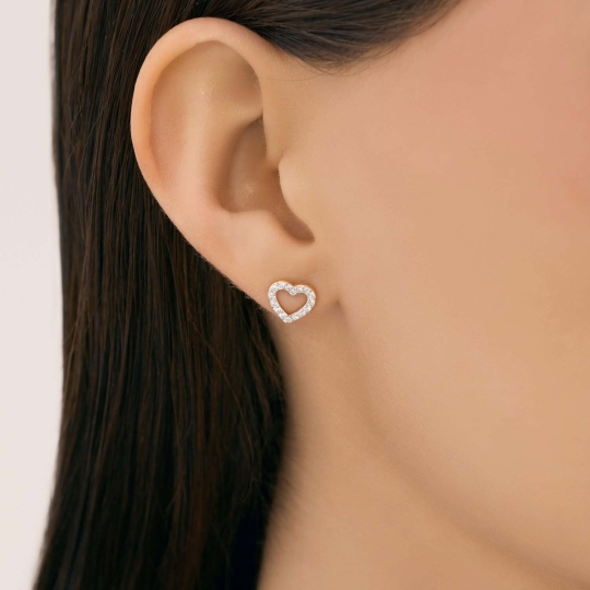 Колье из золота с фианитами