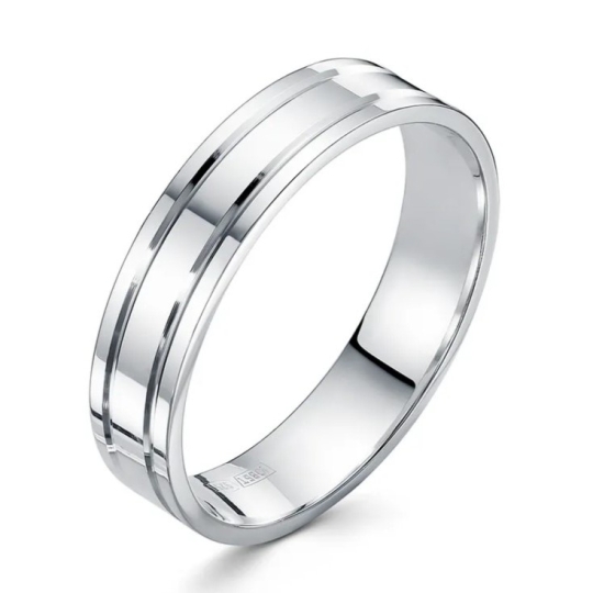 Кольцо из серебра с фианитами